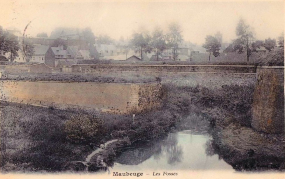 Remparts de Maubeuge. la tenaille de l'Ecluse et l'orillon Nord du bastion d'Avesnes