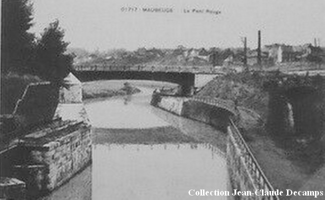 Les remparts de Maubeuge, l'écluse de la porte d'entrée des eaux.