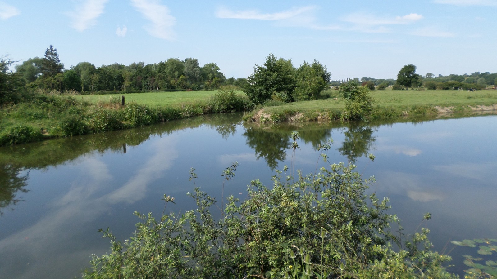 Le confluent de la Solre et de la Sambre à Rousies