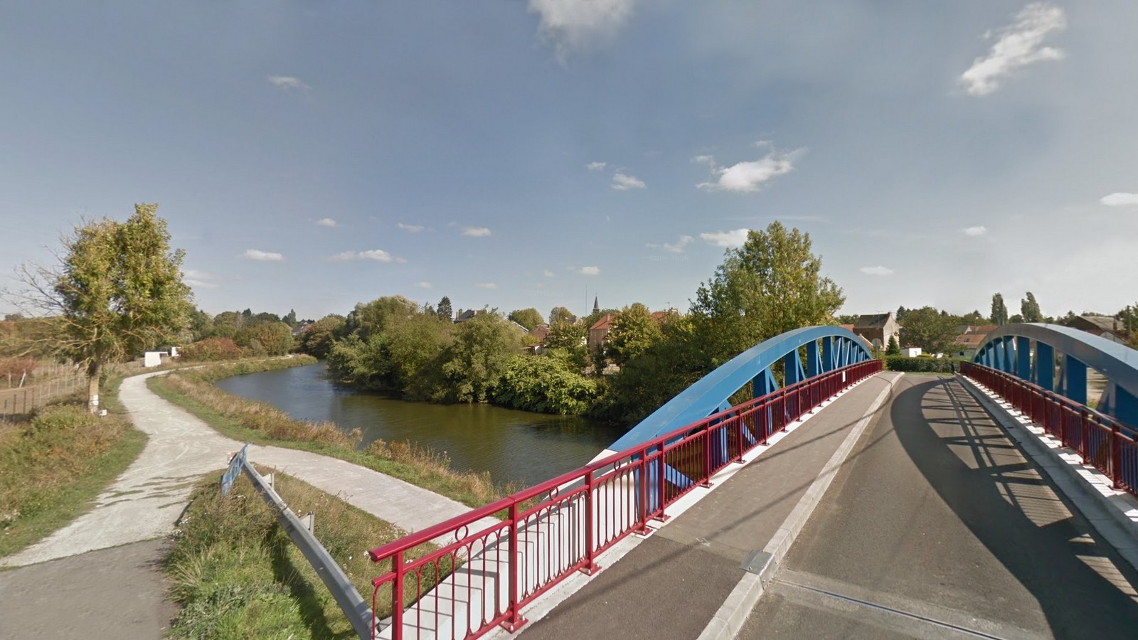 Pont sur Sambre. Nouveau pont