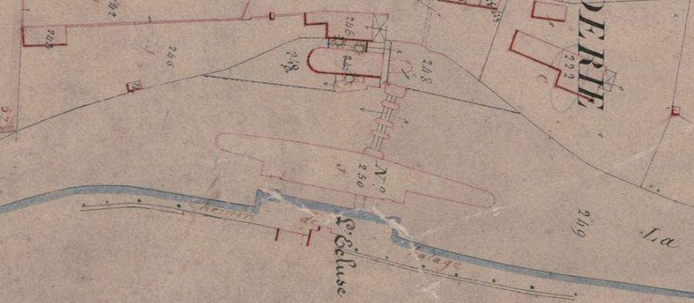 Ecluse de Marpent, cadastre 1812 1845