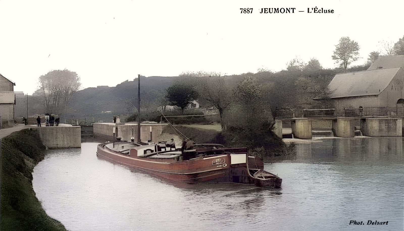 Ecluse de Marpent, carte postale