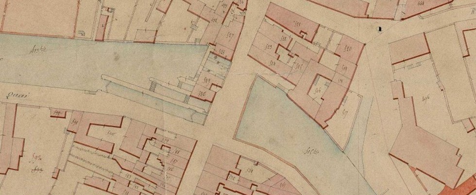 Ecluse de Maubeuge, cadastre 1844