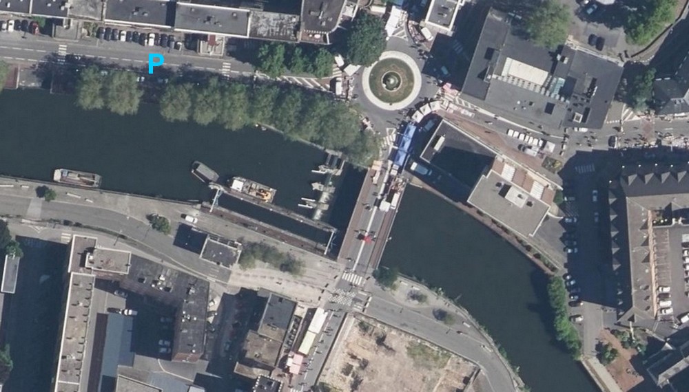 Ecluse et halte nautique de Maubeuge