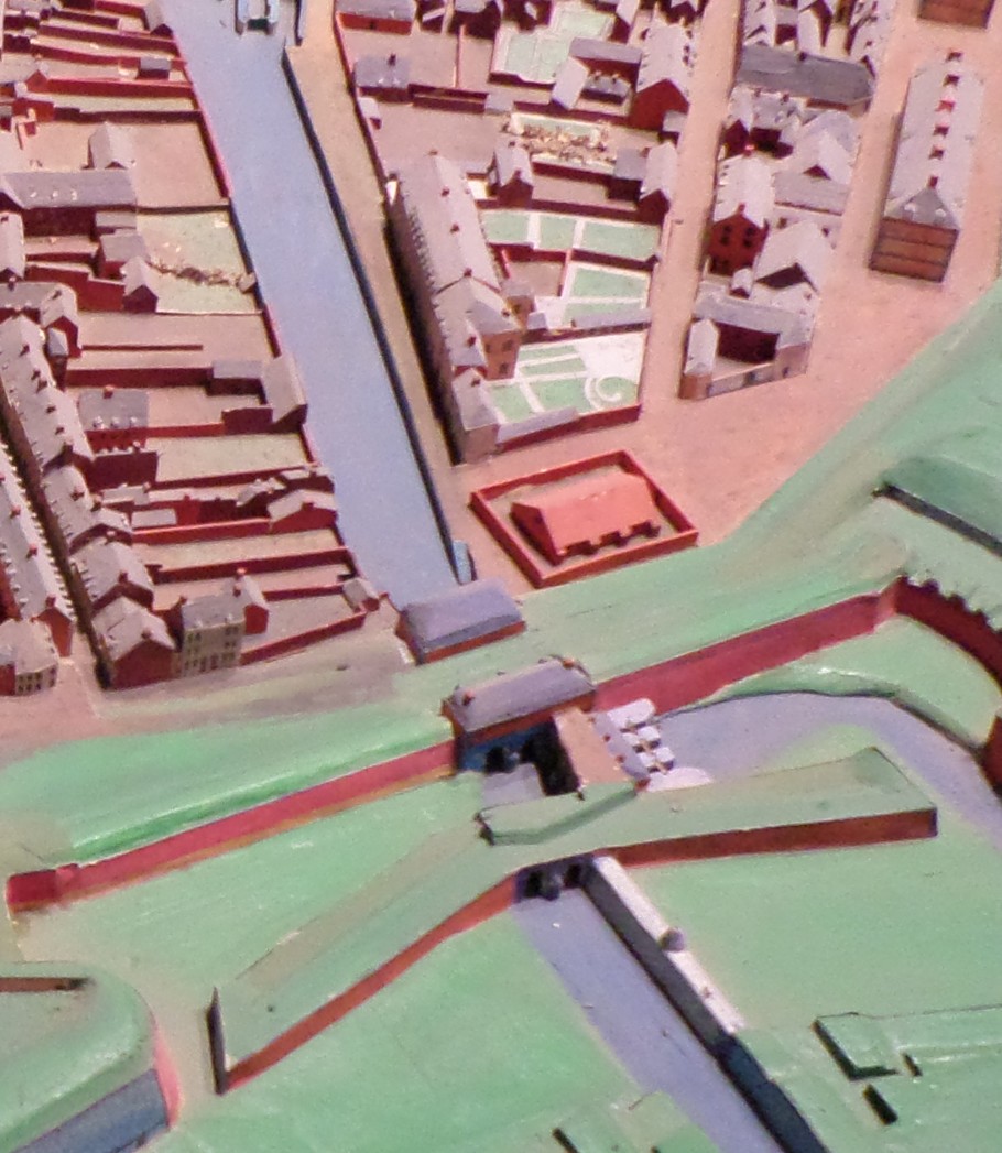 Maubeuge sambre, porte d'entrée des eaux, plan relief