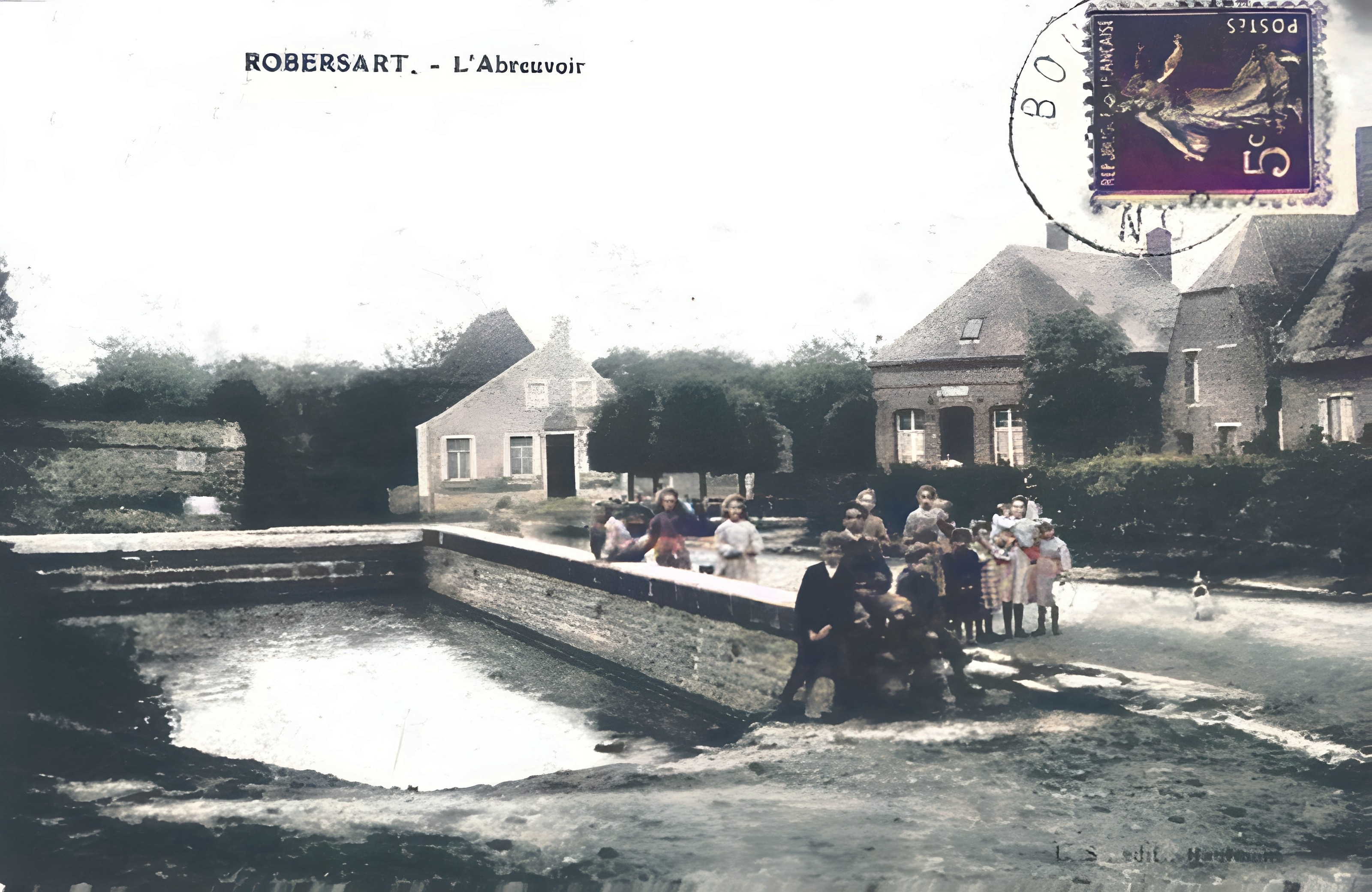 Abreuvoir à Robersart.