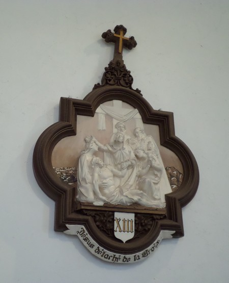 Eglise de Robersart, tableau du chemin de Croix