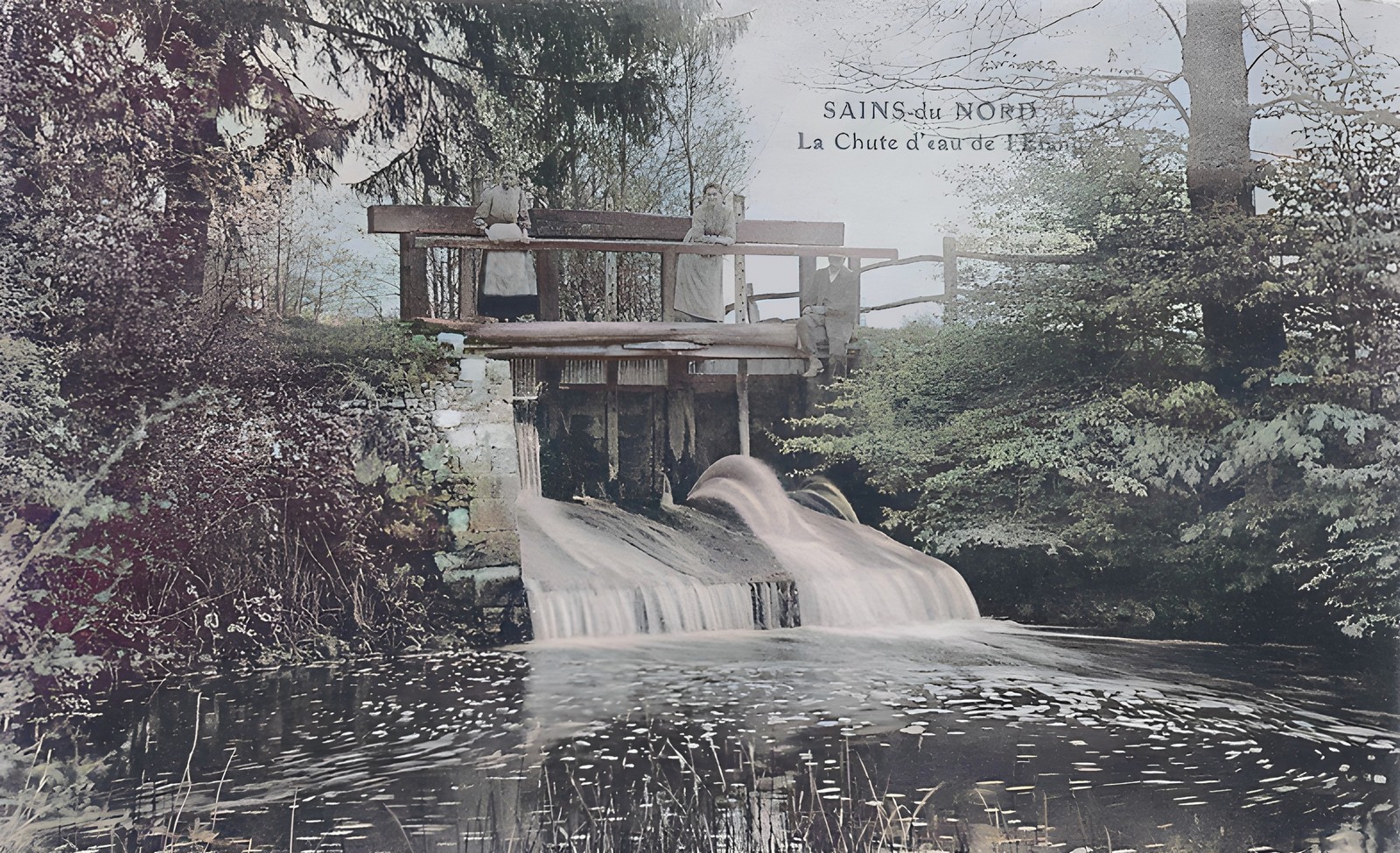 Le déversoir à Sains du Nord