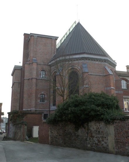 Maubeuge, La salle Sthrau, le chevet de l'ancienne chapelle