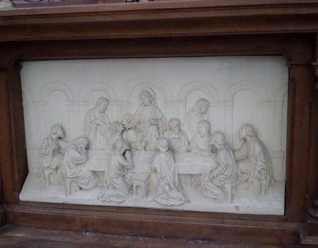 Eglise de Semousies, détail de l'autel