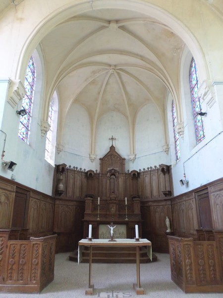 Eglise de Semousies, le choeur.