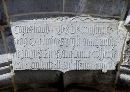Inscriptions hôtel de ville de  Solre le Château