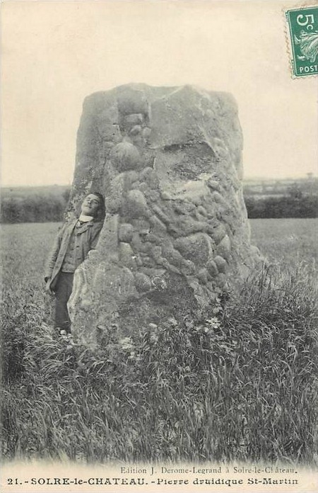 Les pierres Martines de Solre le Château.