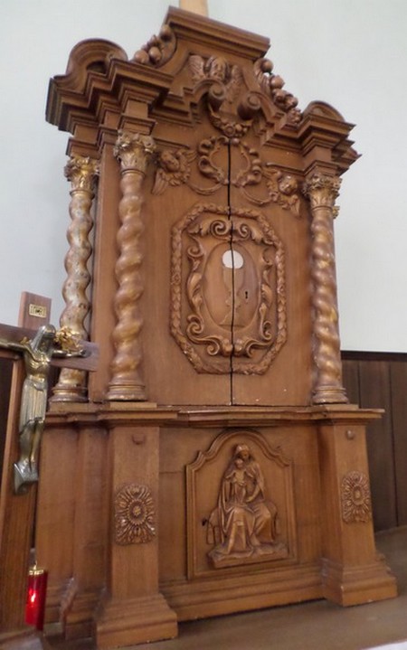 Taisnières sur Hon, église de Malplaquet, tabernacle