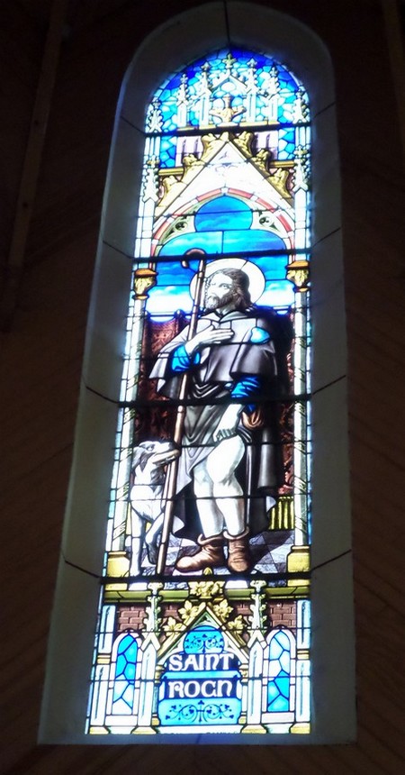Vieux Reng, église, vitrail