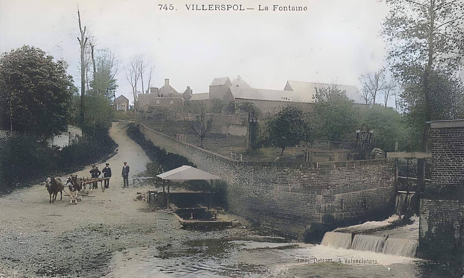 Fontaine des trois goulots à Villers pol