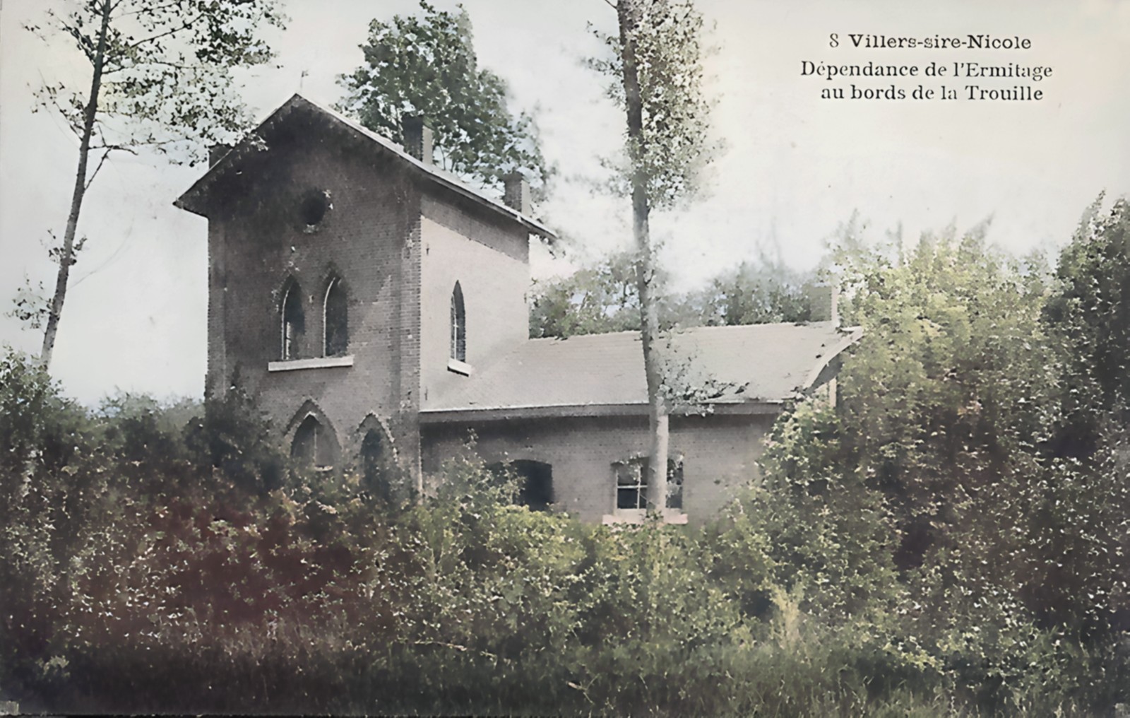 Place de Villers Sire Nicole en 1906.