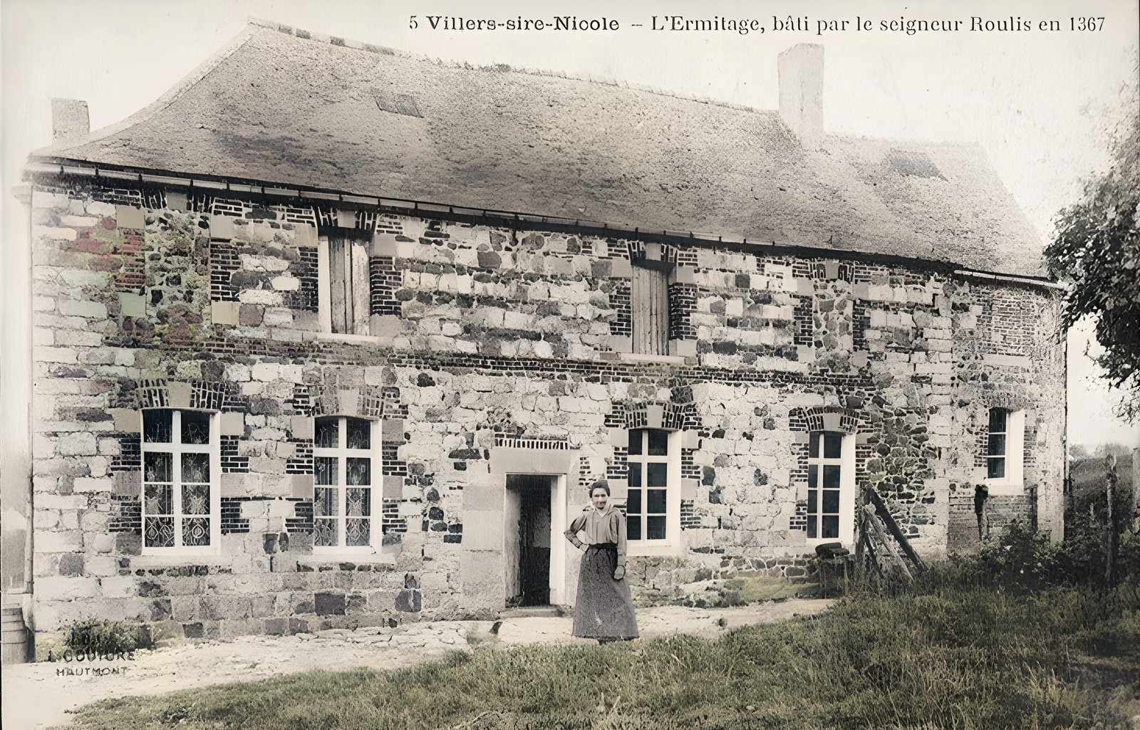 Place de Villers Sire Nicole en 1906.
