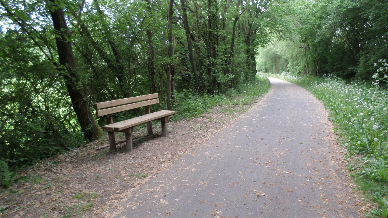 Voie Verte de l'Avesnois : les bancs