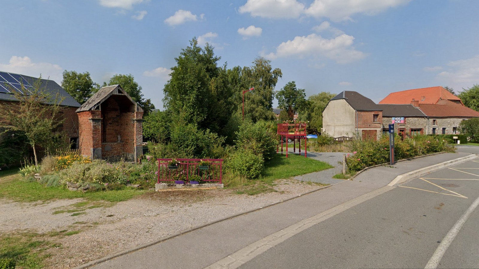 Voie Verte de l'Avesnois : kiosque de Dimechaux.