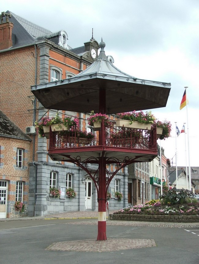 Voie Verte de l'Avesnois : kiosque de Trélon