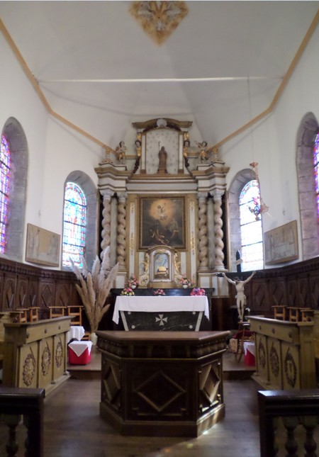 wallers en fagne, eglise, choeur