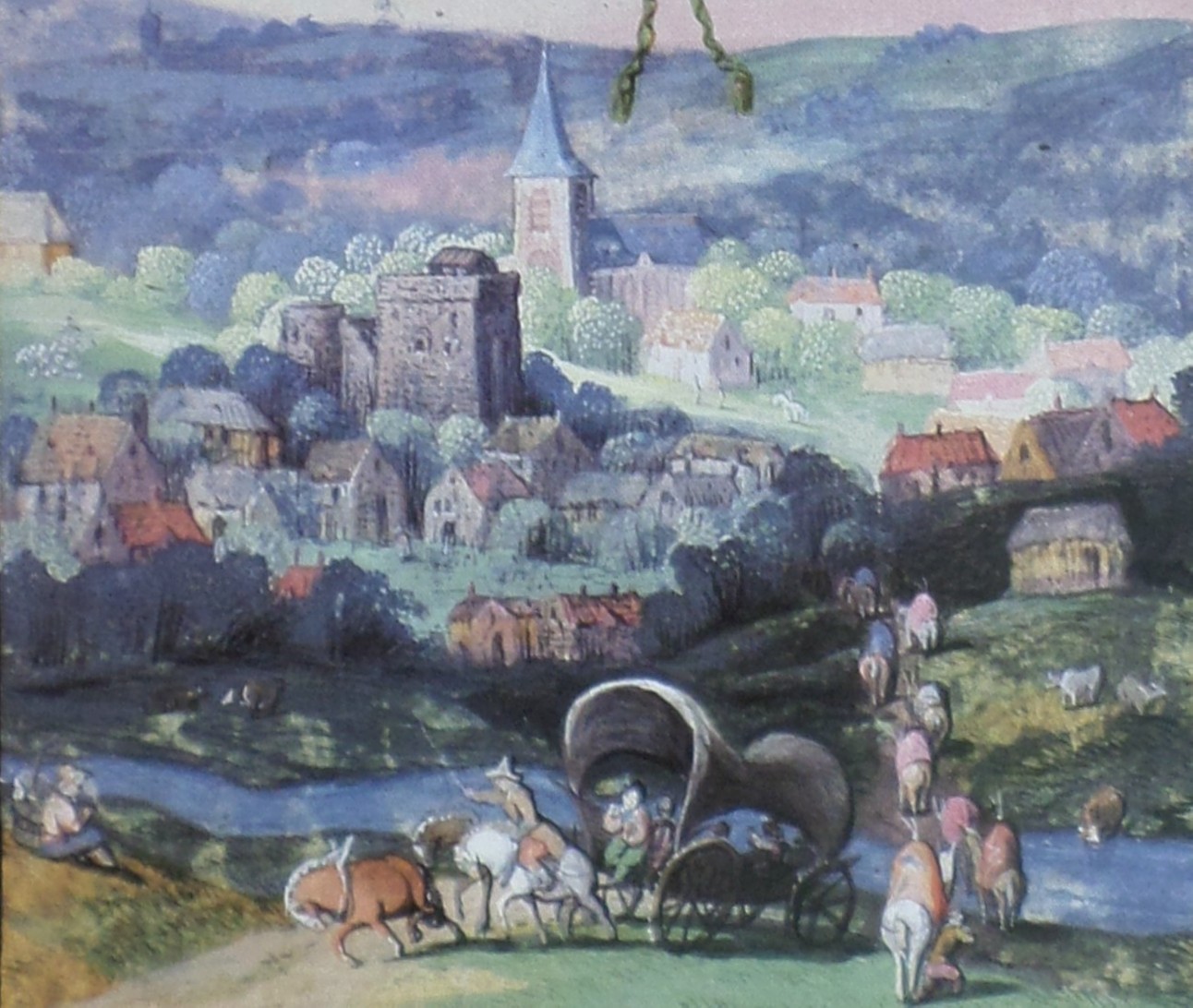 Château de Wargnies le Grand sur les albums de Croÿ