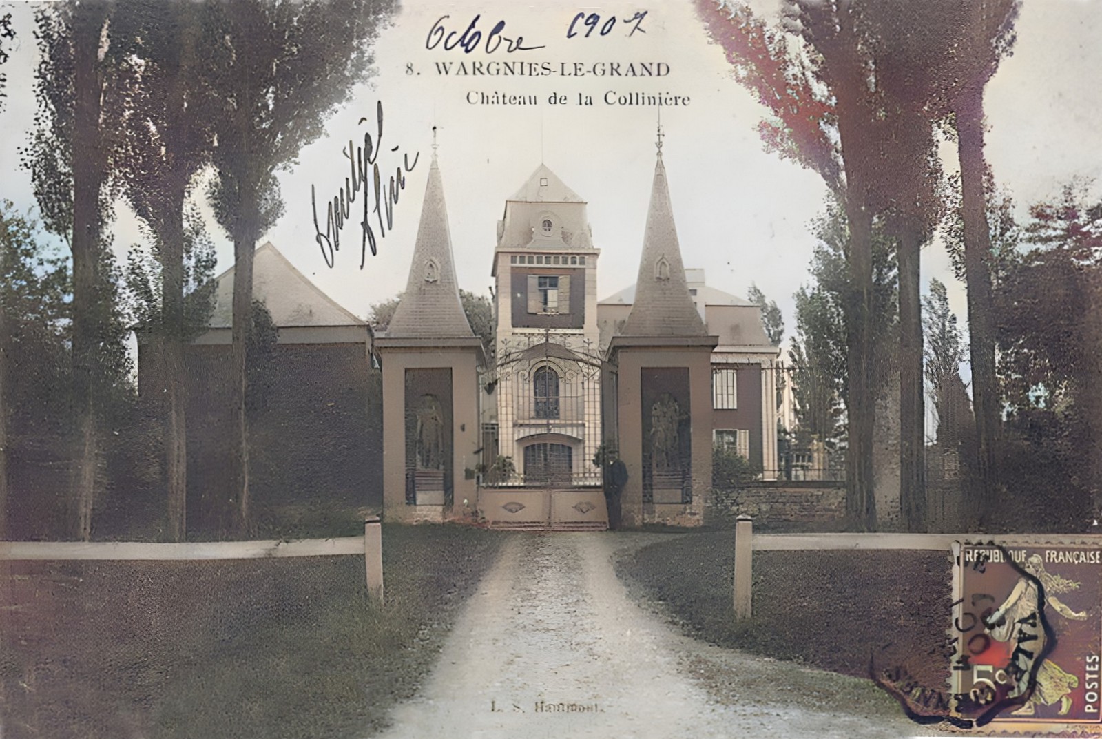 Le château de la Collinière à Wargnies le Grand