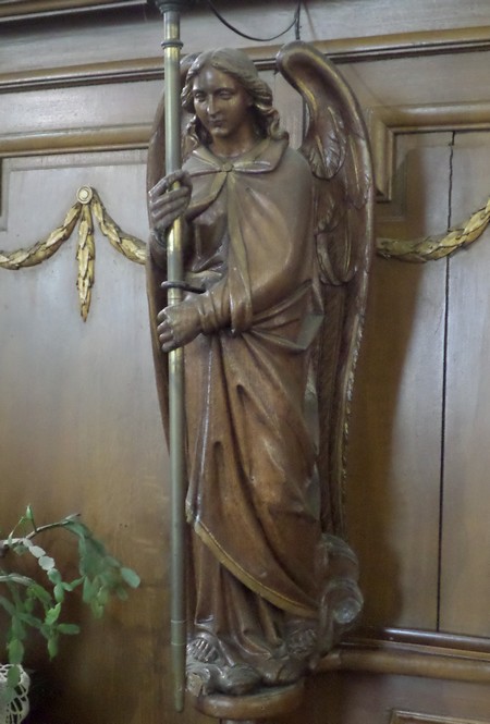Wargnies le Petit, église, sculpture ange