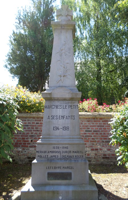 Wargnies le Petit, monument aux morts