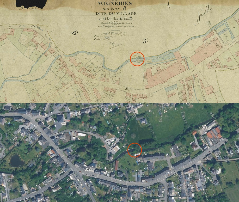 Anciennes vannes de Wignehies.