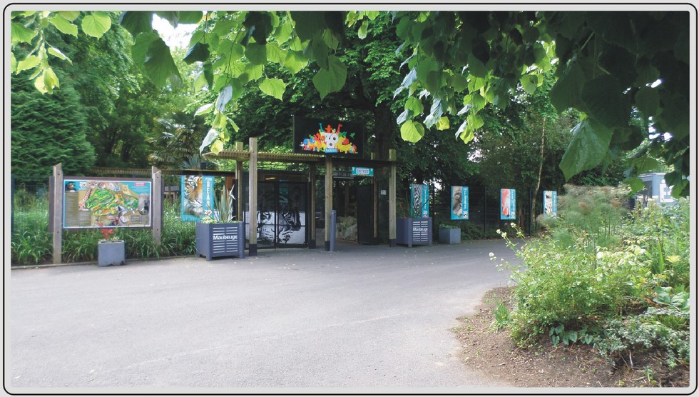 Entrée du zoo de Maubeuge
